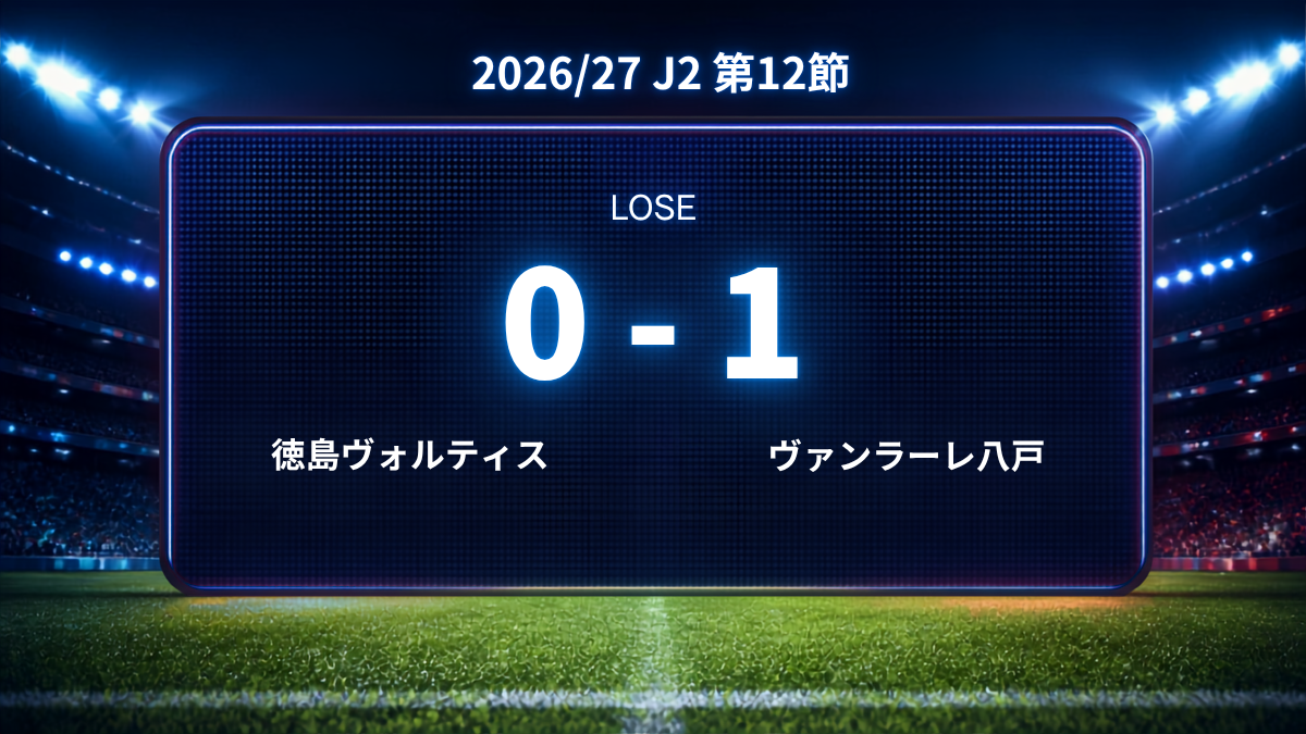 2026/27.J2第12節.vsヴァンラーレ八戸
